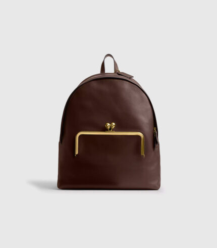 Kisslock Frame Backpack